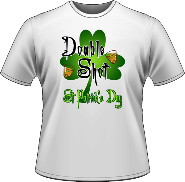 Double Shot St. Patrick's Day T shirt